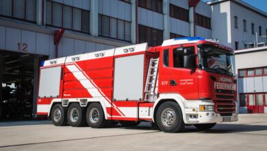 Einsatzfahrzeug der Feuerwehr der Stadt Wien